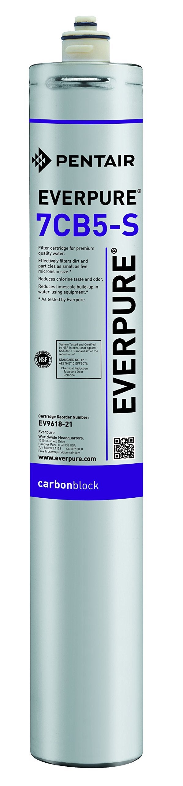Everpure 7Cb5S Cartridge 1Pk Silver EV961821