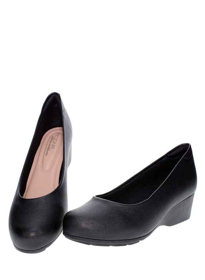 MODARE Solid Block Heel Shoes - Image 2