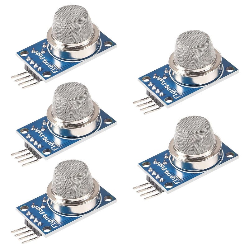 ACEIRMC 5pcs MQ5 MQ-5 Methane Natural Gas Sensor Shield Liquefied Electronic Detector Module for Arduino Raspberry Pi ESP8266 MQ5 5V DC (MQ-5) - Image 1