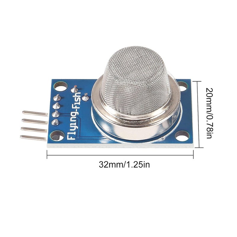 ACEIRMC 5pcs MQ5 MQ-5 Methane Natural Gas Sensor Shield Liquefied Electronic Detector Module for Arduino Raspberry Pi ESP8266 MQ5 5V DC (MQ-5) - Image 2