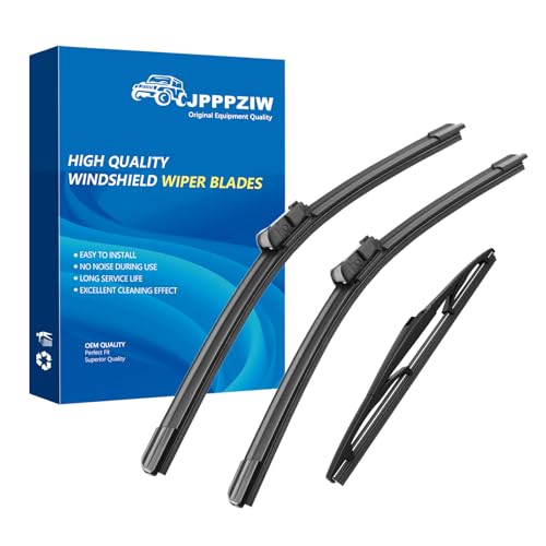 CJPPPZIW® Windshield Wipers-24"+18"+14" Replacement for 2017-2024 Mazda CX-5 CX5/2016-2024 CX-9 CX9 OEM Quality Premium All-Season Front Rear Wiper Blades (Pack of 3) - Image 1