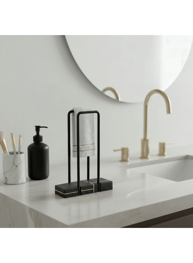 Home Box Luxe Resin Towel Holder - 18x7.6x24.5 cm - Image 4