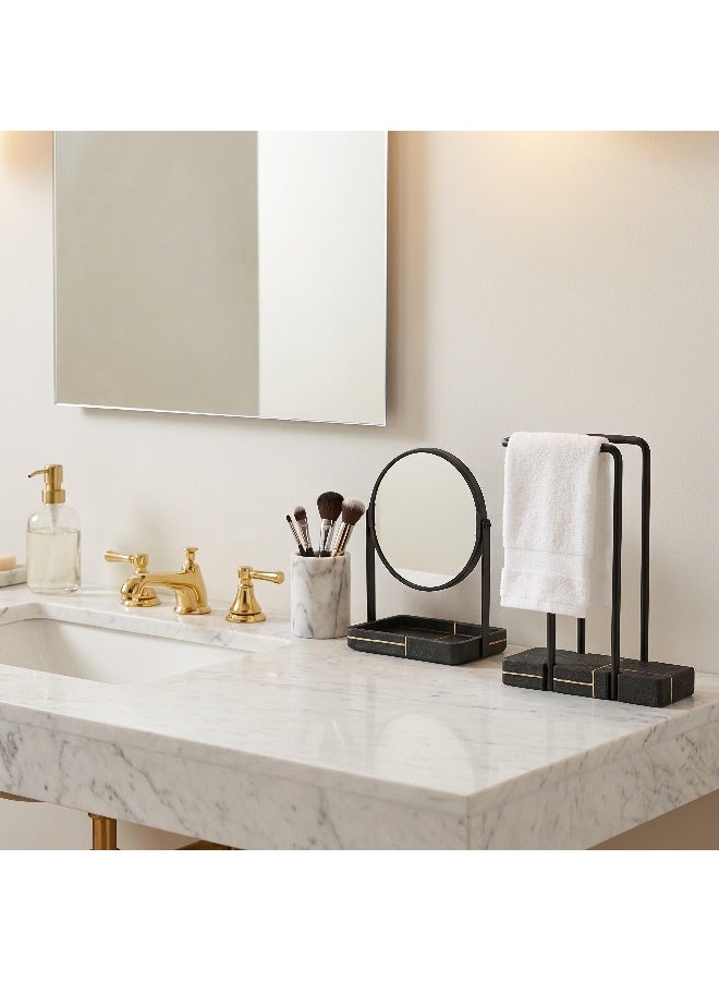 Home Box Luxe Resin Towel Holder - 18x7.6x24.5 cm - Image 5