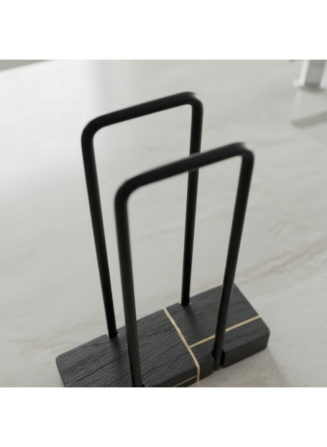 Home Box Luxe Resin Towel Holder - 18x7.6x24.5 cm - Image 2