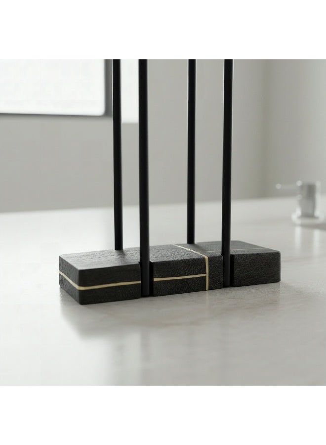 Home Box Luxe Resin Towel Holder - 18x7.6x24.5 cm - Image 3