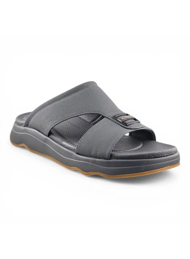 AL Fanoos Golden Mirage Premium Mens Arabic Sandals | All-Day Comfort