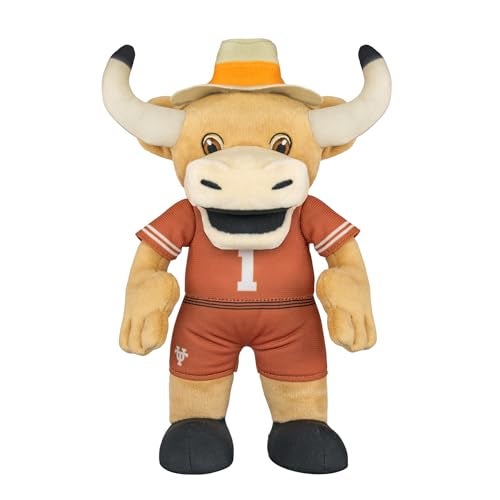 Bleacher Creatures Texas Longhorns Hook Em 10 Mascot Plush Figure  A Mascot for Play or Display - Image 1
