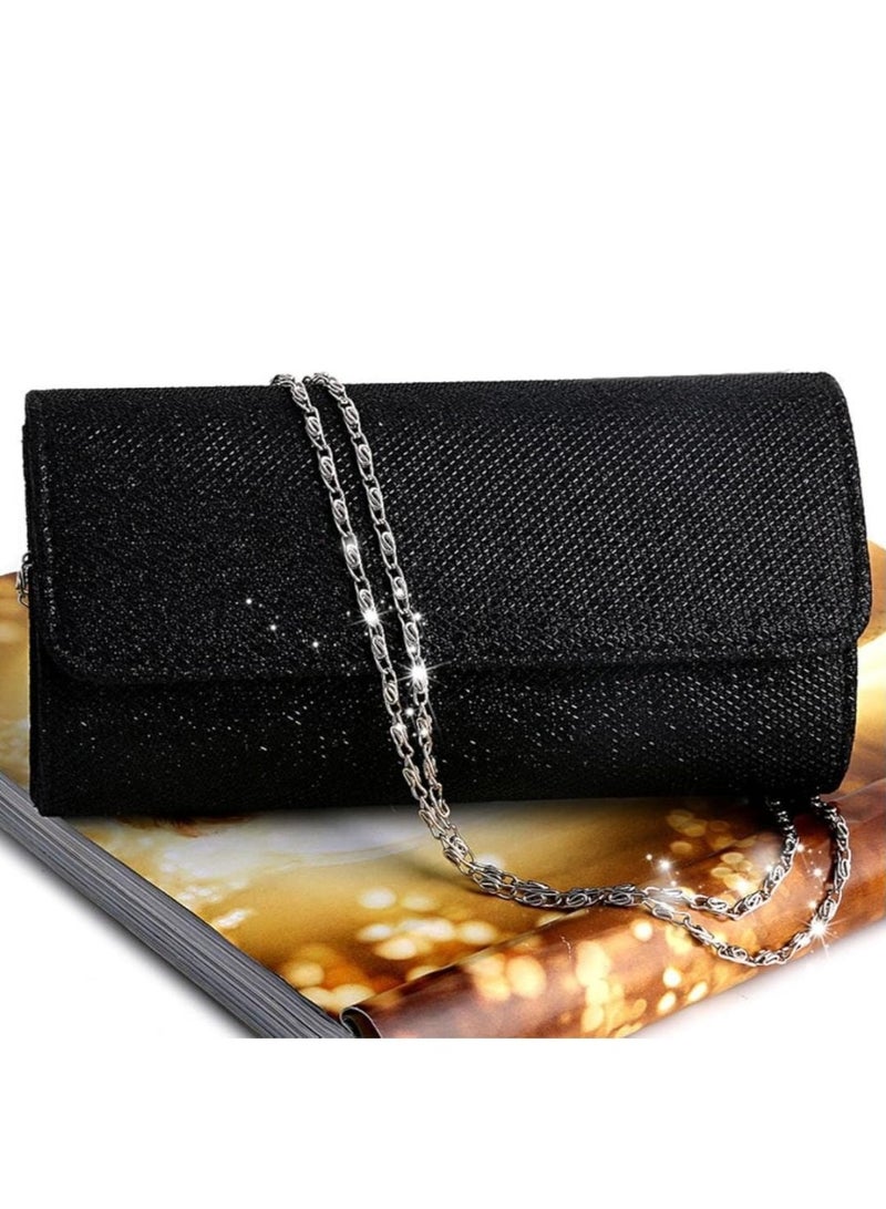 Elegant Women Soiree Handbag-Black MK - Image 1