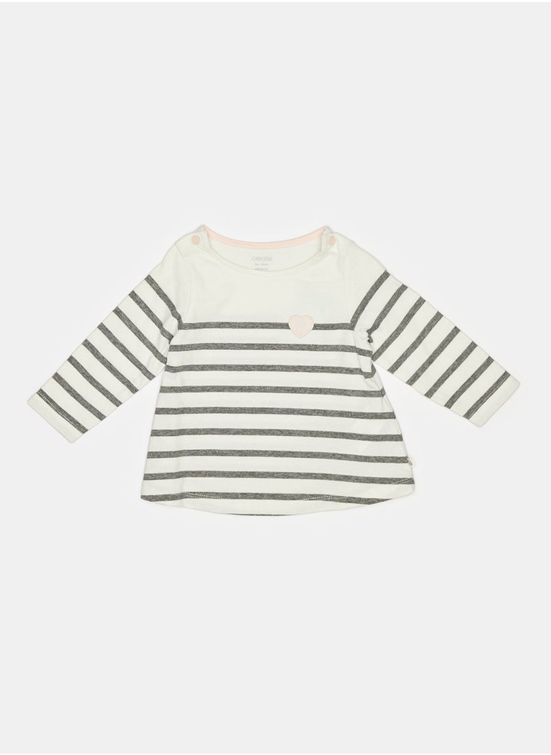 Okaidi OBaiBi By Okaidi Baby Girls Tshirt  - Image 1
