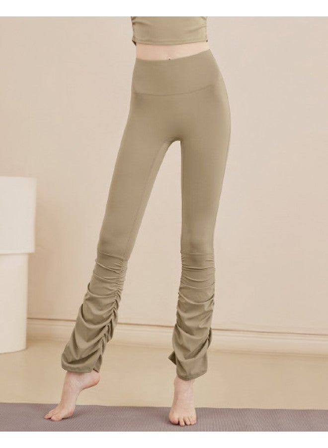 YouYou Women's High-waisted Yoga Pants For Sports Running Training, Peach Lifting Slimming Tight Pants, Pilates Stacked Fitness Pants - Image 1