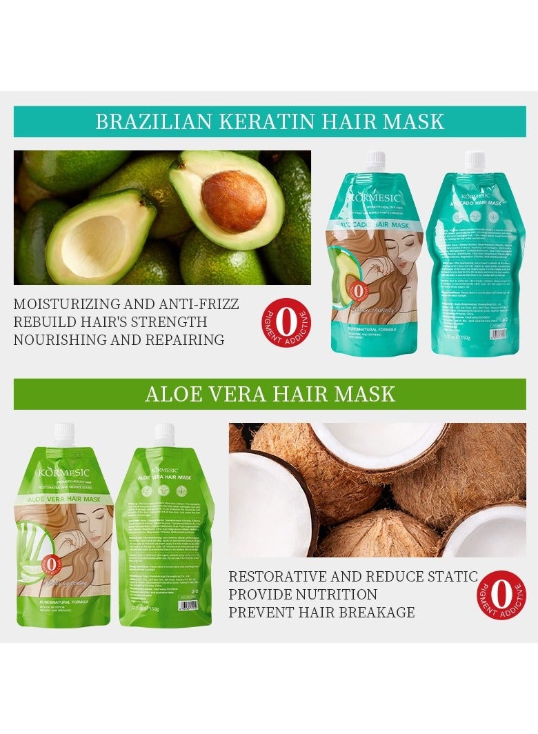 Kormesic قناع شعر أفوكادو 350 جرام - Image 2