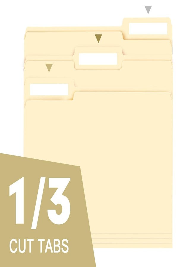 RAZCC File Folder, RAZCC 200 Pack 1/3 Cut Tab File Folders Letter Size, Manila Folders, Folders with Tab, Great for Organizing and Easy File Storage - Image 4