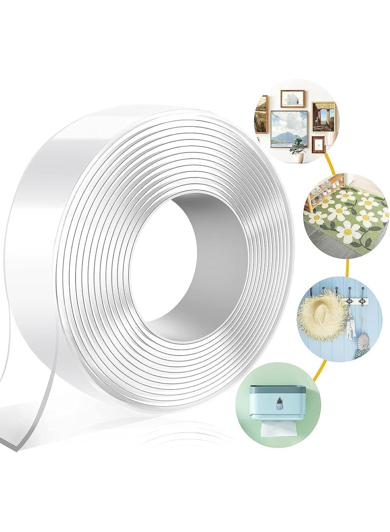 Ivy Reusable Double-Sided Nano Tape 5M – Strong Transparent Mounting Tape for Home and Office - Image 1