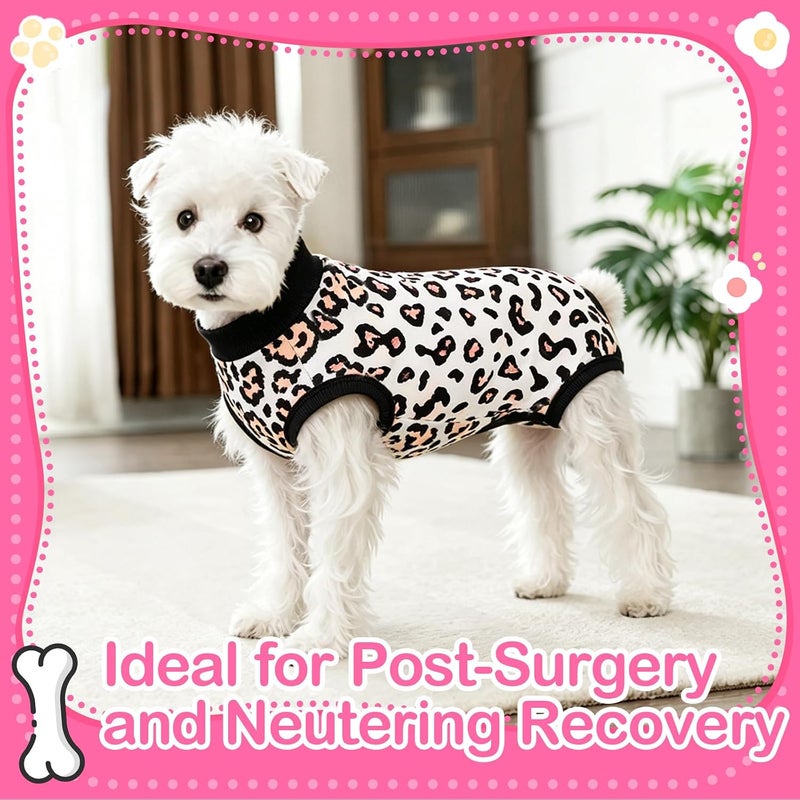 Coppthinktu Black Small Dog Surgery Recovery Suit for Dogs After Surgery, Dog Onesie Bodysuit Neuter Spay Puppy Suits, Male Female Post-Op Surgery Clothes Wounds E-Collar Cone Alternative Anti Licking - Image 2