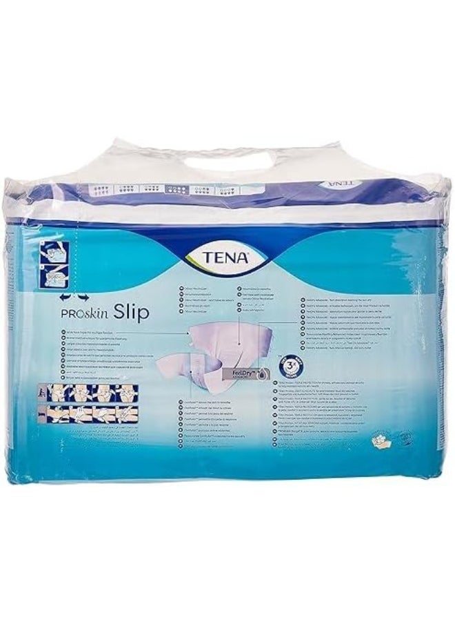 Tena - Tena Premium Slip Plus, Incontinence Adult Diapers, Medium, 30 Count - Image 1
