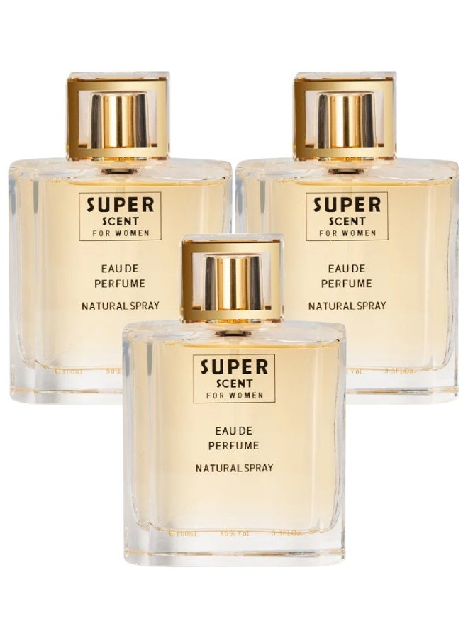 Alrehab 3 Pieces Super Scent Perfume 100ML - Image 1