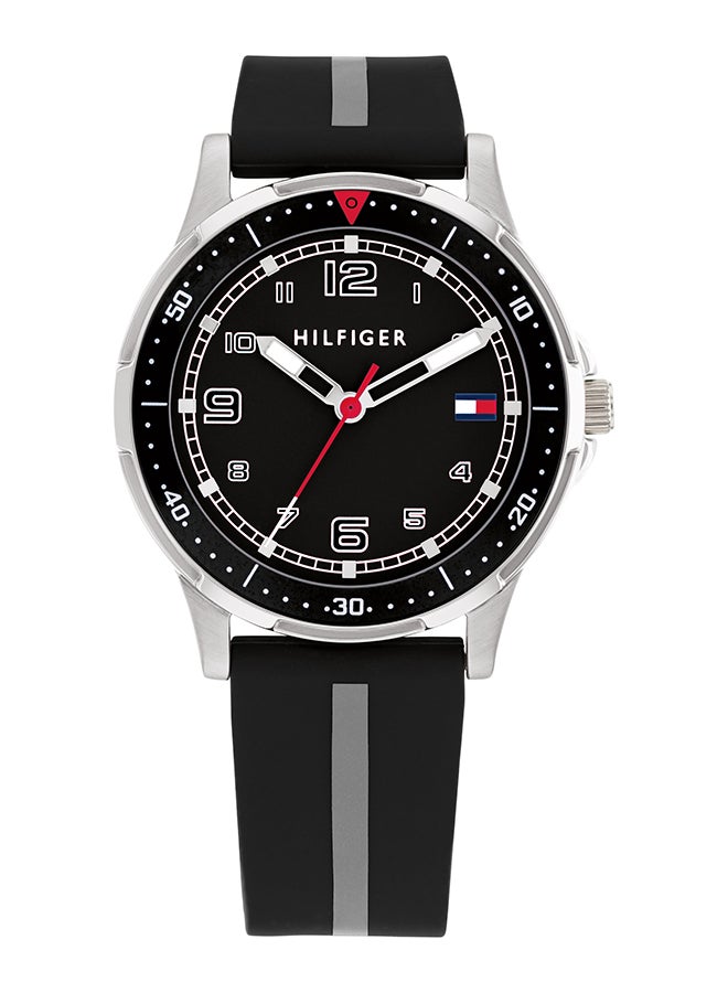 TOMMY HILFIGER Unisex Analog Round Shape Silicone Wrist Watch 34 mm - Image 1