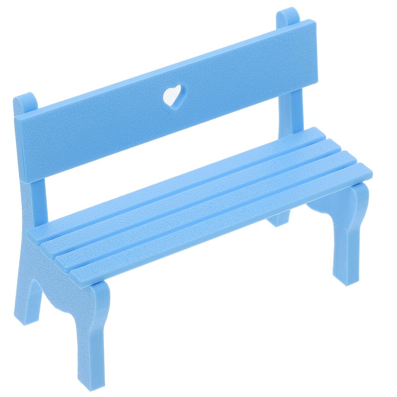 Miniature Park Bench Model Mini Bench Landscape Chair Dollhouse Furniture Miniature Garden Bench for Mini House Decoration - Image 5