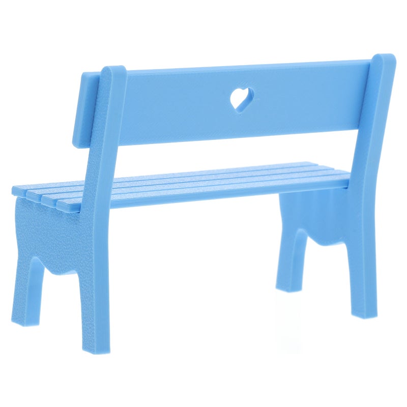 Miniature Park Bench Model Mini Bench Landscape Chair Dollhouse Furniture Miniature Garden Bench for Mini House Decoration - Image 1