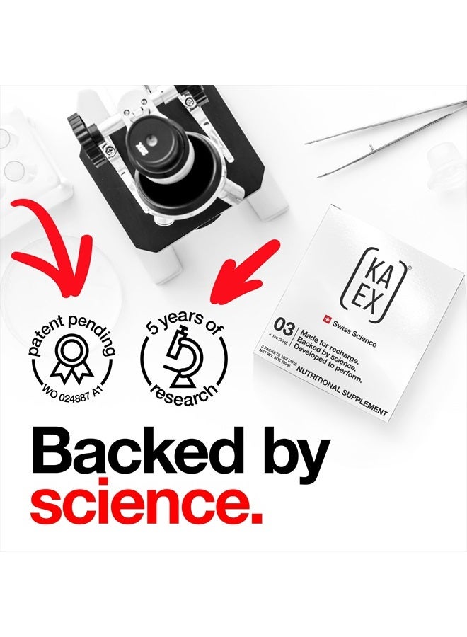 KA EX Cortisol Stress Reducer | Post-Workout Recovery Gamechanger | Clinically Tested and Trusted by Thousands of Pro Athletes | Swiss Science I Vegan - Image 3