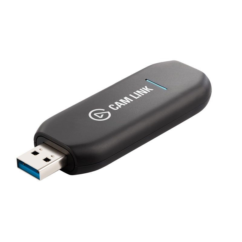 Elgato Cam Link 4K â€“ External Capture Card for DSLR & Camcorder, ActionCam as Webcam, Meet/Stream/Record in 1080p60 or 4K30/4K60, Easy Connect for OBS/Zoom/Discord â€“ HDMI to USB 3.0, PC/Mac/iPad - Image 1