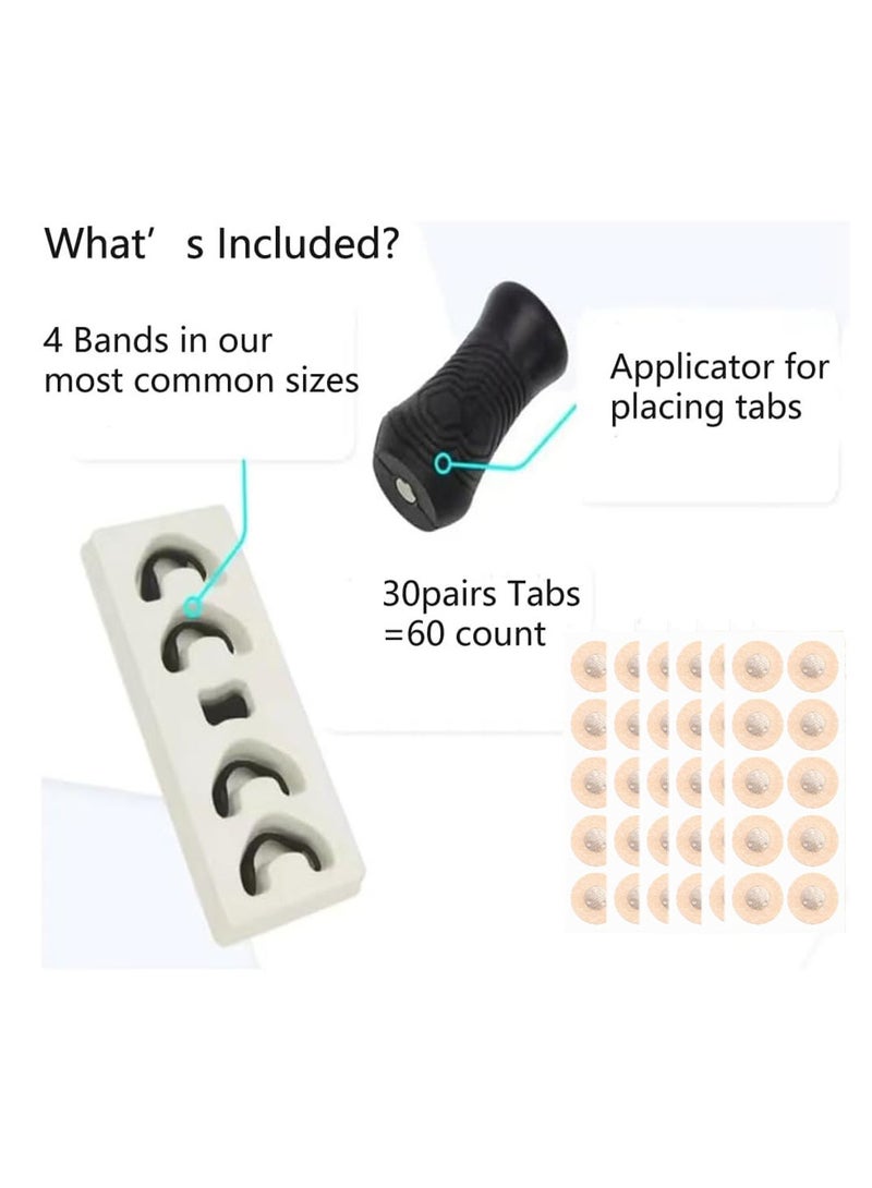 60 Count Magnetic Breathing Nasal Strip, Nose Magnets, Anti-Snoring Sleep Nasal Strips, Improve Sleep Quality,Sleep Aid for Men & Women (Round type Black 60Count) - Image 5