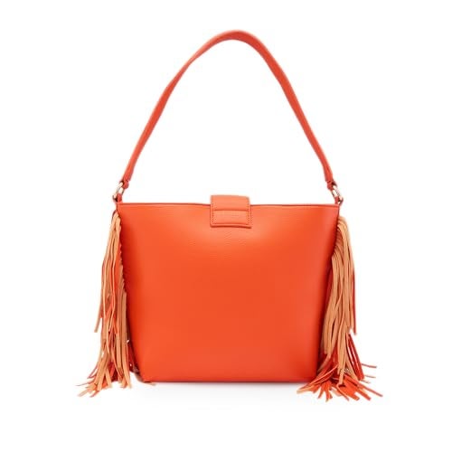 Caprese Cindy Hobo, Orange-Medium | Stylish Shoulder Bag for Women | Spacious Compartment | Perfect for Casual & Daily Use - Image 2