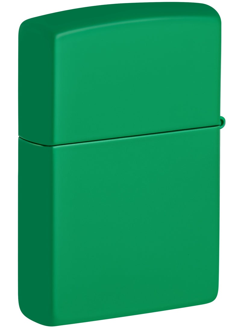 Zippo 48629 Grass Green Matte Classic Windproof Lighter - Image 2