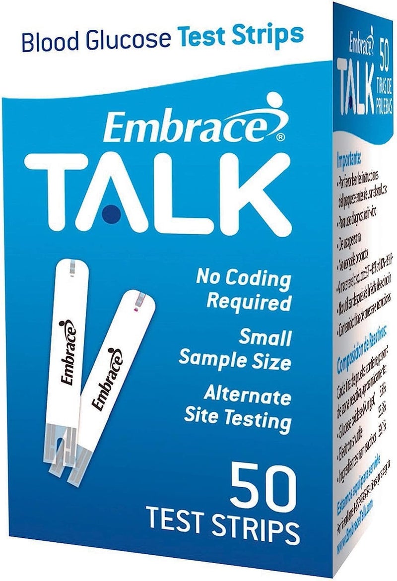 Embrace Blood Glucose Test Strip 50ct - Image 2
