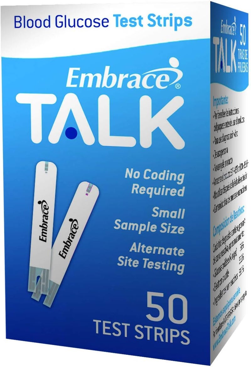 Embrace Blood Glucose Test Strip 50ct - Image 1