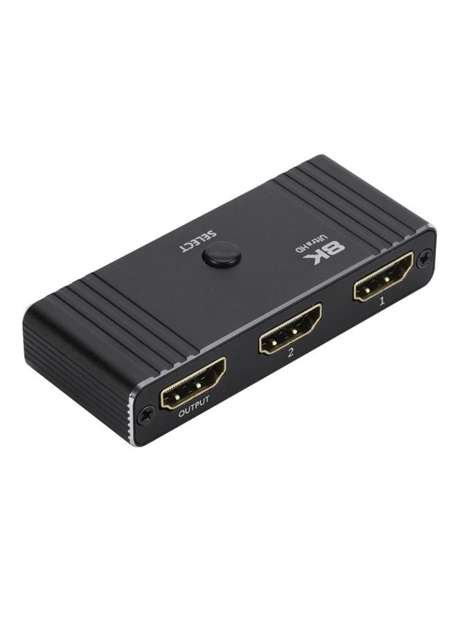 BURAQ OZ 8K 60Hz 2 in 1 Out HD Automatic Two Way Switcher with Remote Control  - Image 1