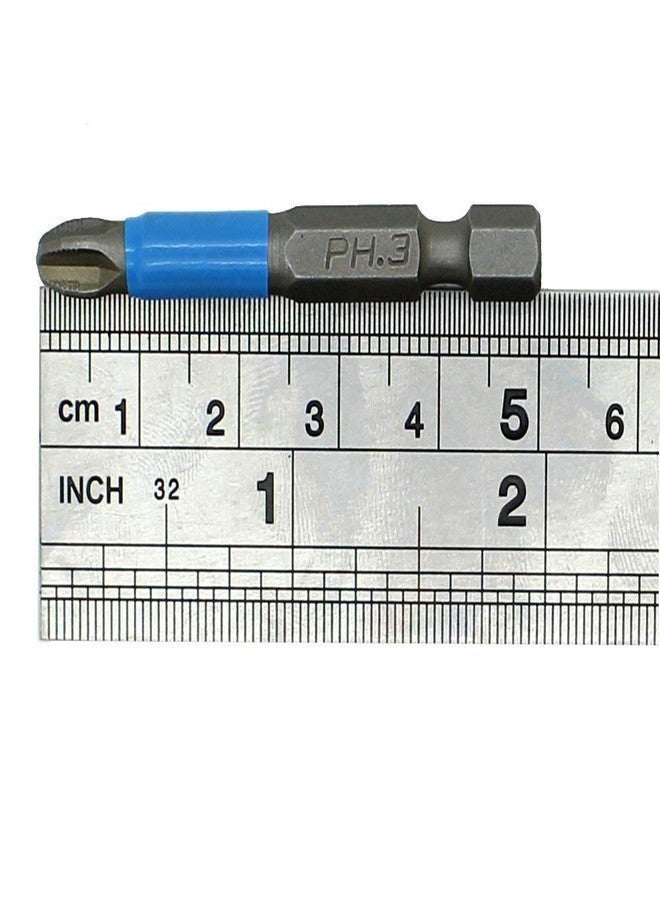 AUTOTOOLHOME 10pcs Hex Magnetic Anti Slip Impact Screwdriver Bit Set Phillips PH3 2" Power Tool - Image 3