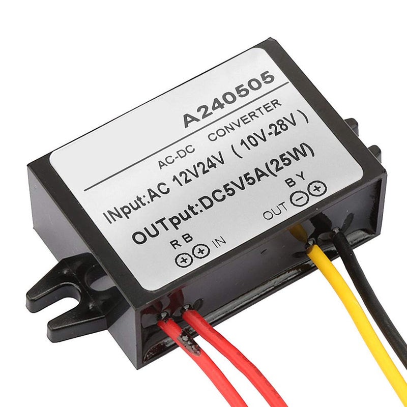 klarako Voltage for Step Step KitAC 12V 24V to DC 5V Buck Converter AC DC Power Supply Module (5A) - Image 4