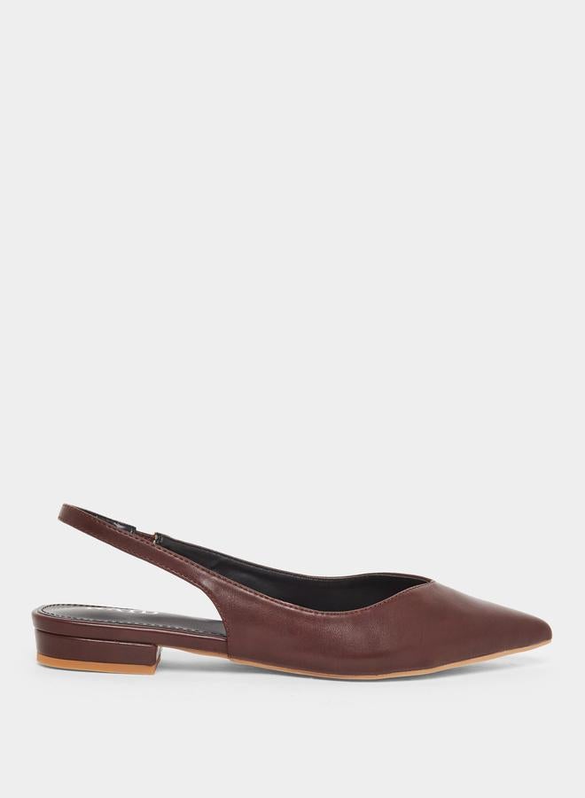 ريد حذاء ميولز فلات بسير خلفي - Image 1