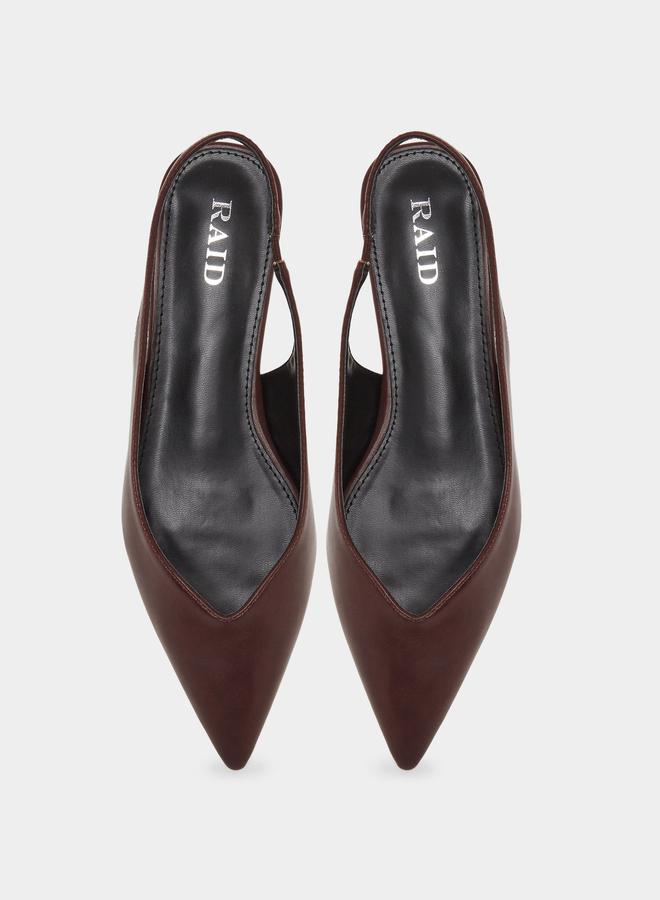 ريد حذاء ميولز فلات بسير خلفي - Image 5