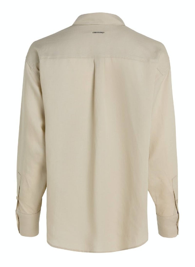 CALVIN KLEIN Linen Blend Shirt - Image 3