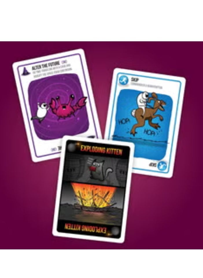 Exploding Kittens Party Pack Strategic Board Game 15.5cm Exploding Kittens Party Pack Card Game | Strategic Fun for Up to 10 Players