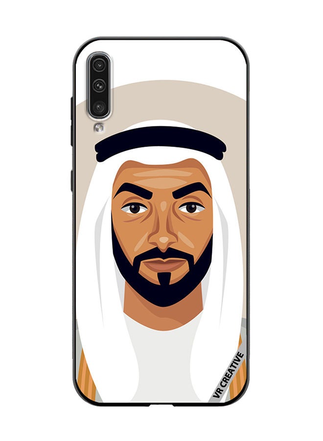 VR CREATIVE Protective Case Cover For Samsung Galaxy A50/A50s Sheikh Zayed Bin Sultan Al Nahyan Design Multicolour - Image 1