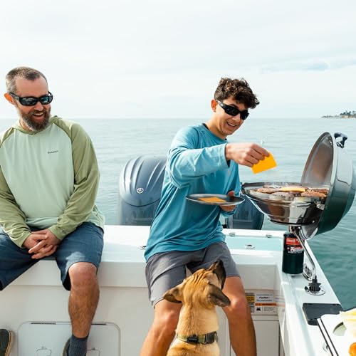 Magma A10-215 Marine Kettle Portable Gas Grill - Stainless Steel BBQ for Boats - Wind-Resistant Design, Safe Propane Connection, Stay Cool Handle - 17" Diameter - Image 5