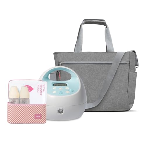 Spectra - S1 Plus Electric Breast Milk Pump with Tote Bag, Breast Milk Bottles and Cooler for Baby Feeding - Image 1