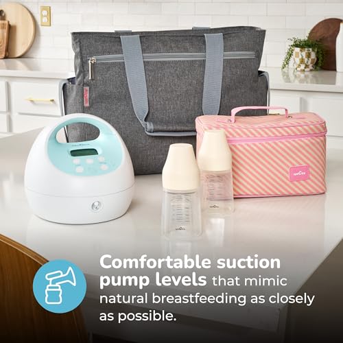 Spectra - S1 Plus Electric Breast Milk Pump with Tote Bag, Breast Milk Bottles and Cooler for Baby Feeding - Image 3
