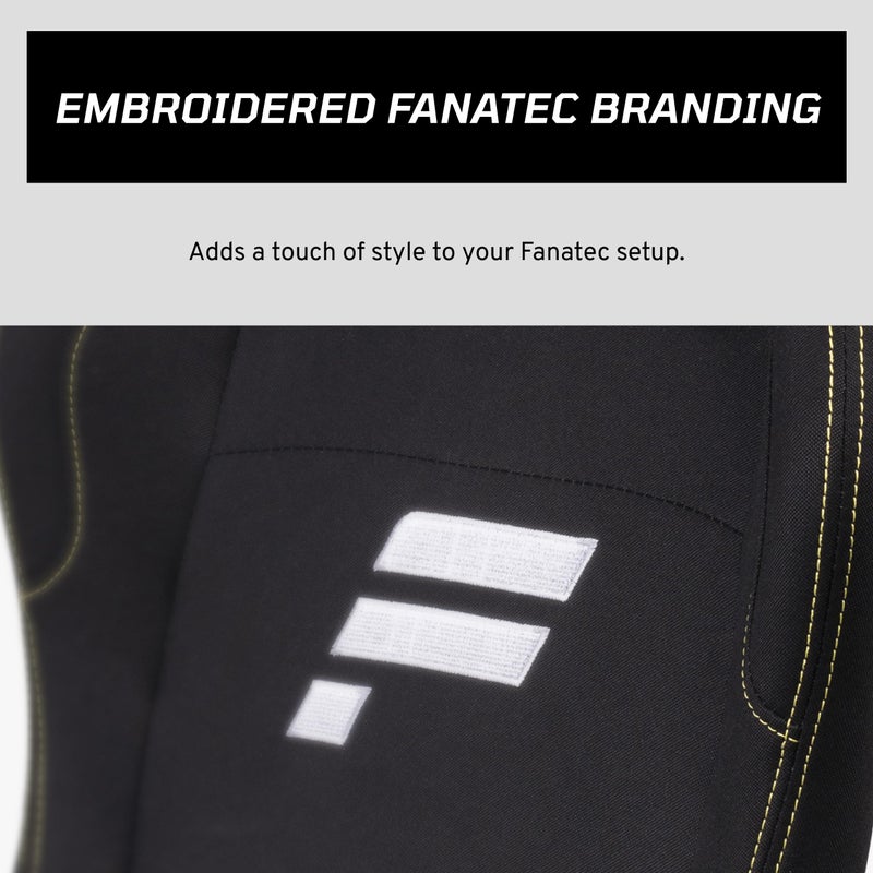 FANATEC مقعد سباق المحاكاة FANATEC CSL - خفيف الوزن وقوي، مصمم لقمرة CSL، قماش مبطن قابل للتنفس - أسود - Image 4