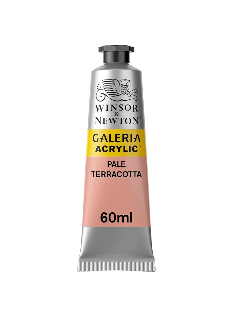 WINSOR & NEWTON Galeria Acrylic Colour Paint Tube 60ml Content Pale Terracotta - Image 1