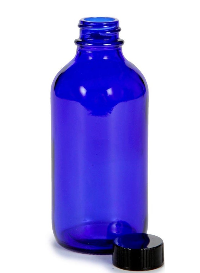Vivaplex , 12, Cobalt Blue, 4 oz Glass Bottles, with Lids - Image 5