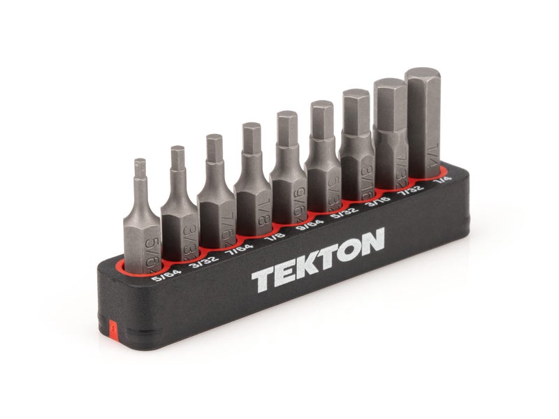 مجموعة مفاتيح سداسية TEKTON بطول 14 بوصة مع سكة 9 قطع 56414 في DZX93001