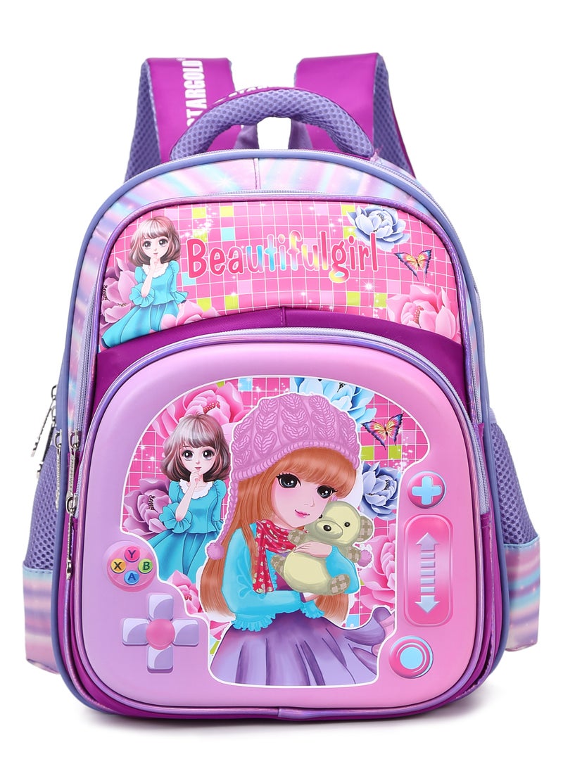 Stargold Baby Backpack For Baby Girls With Adjustable Strap For School 14 Inch 