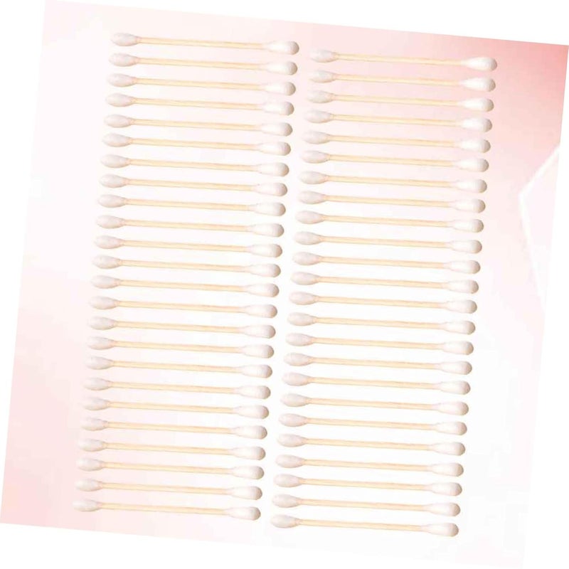 300pcs Cotton Buds Reusable Cotton Swabs for Makeup Double Head Clean Gentle for Home Travel - Image 1