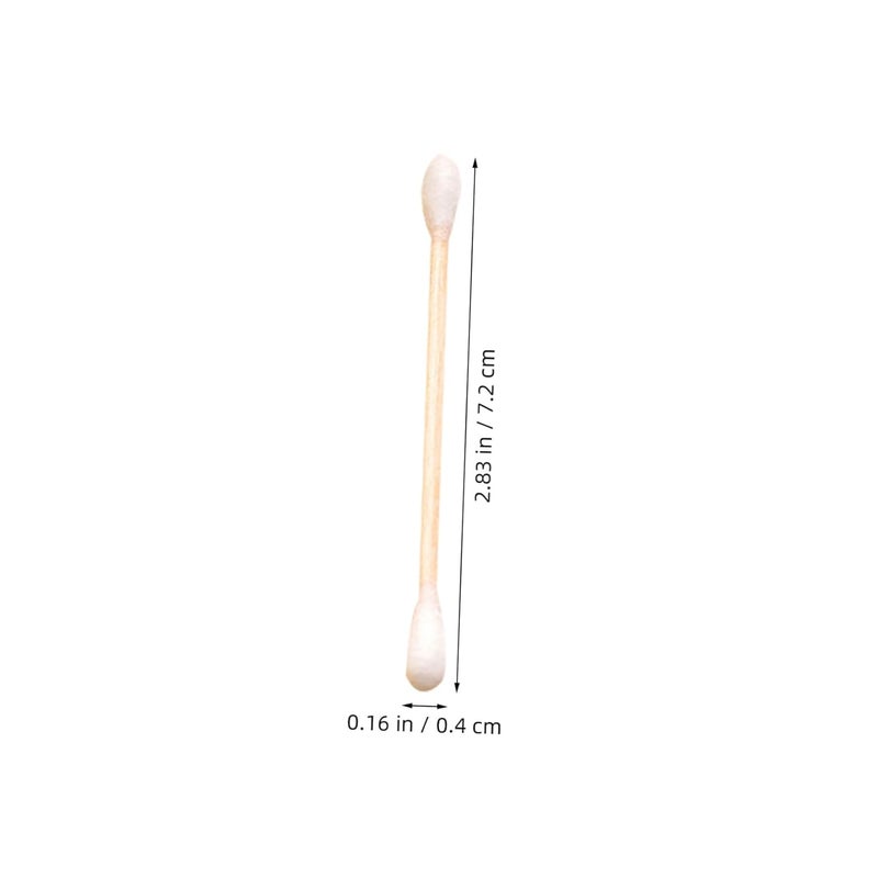 300pcs Cotton Buds Reusable Cotton Swabs for Makeup Double Head Clean Gentle for Home Travel - Image 5