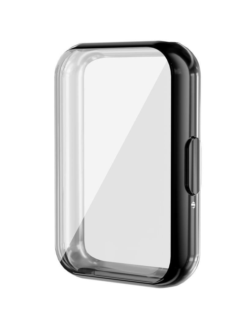 Nova future Case for Samsung Galaxy Fit 3 Screen Protector TPU Full Coverage Protective Cover (Black) - Image 5