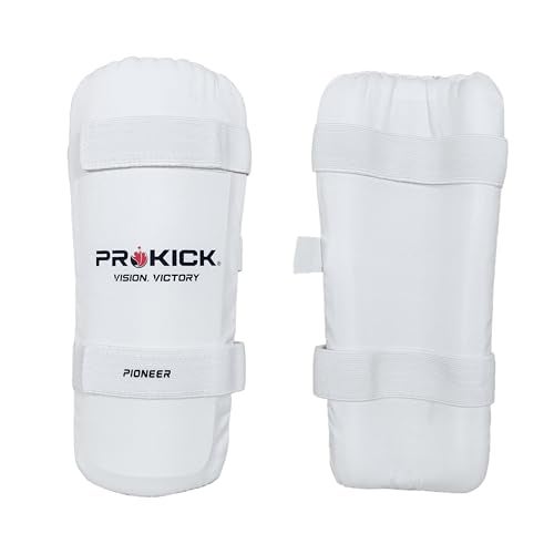 Prokick Pioneer Cricket Arm Guard, White - Youth - Image 3